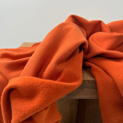 Organic Cotton Fleece 340gsm - Cinnamon Stick