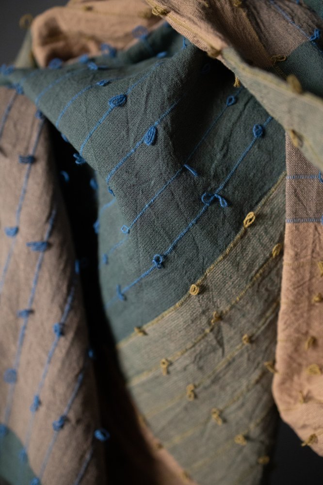 Citalia Blues Loopy Indian Cotton - Merchant & Mills - Simplifi Fabric