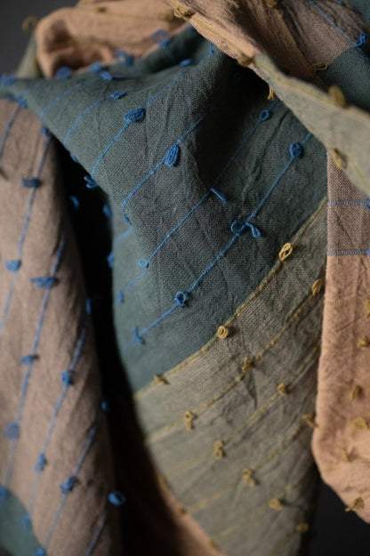 Citalia Blues Loopy Indian Cotton - Merchant & Mills - Simplifi Fabric