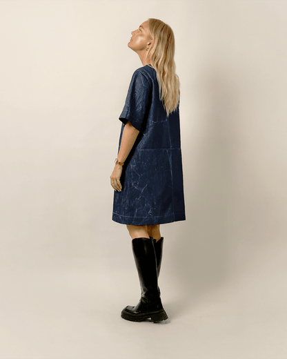 City Dress Womens Paper Pattern - Wardrobe by Me - Simplifi Fabric