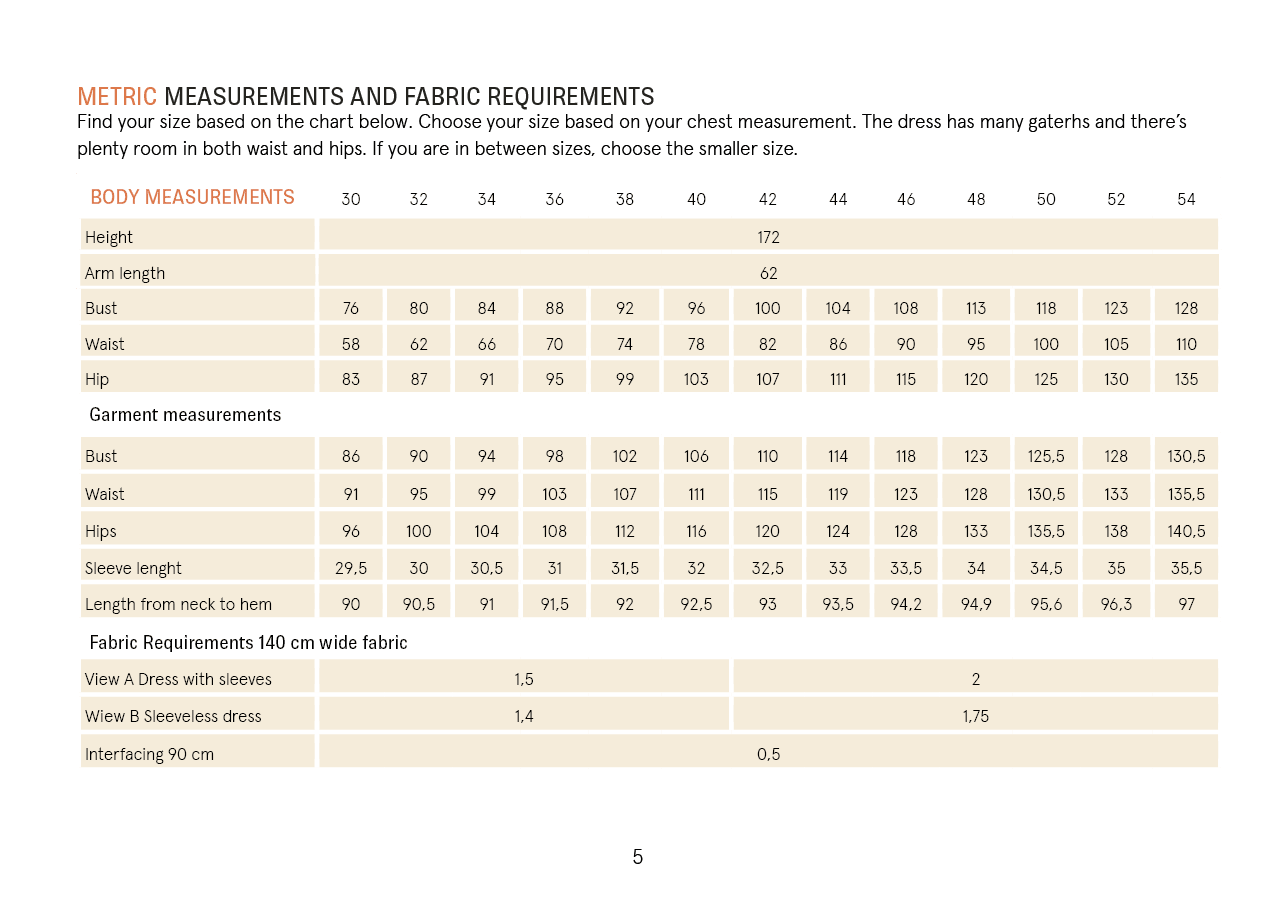 City Dress Womens Paper Pattern - Wardrobe by Me - Simplifi Fabric