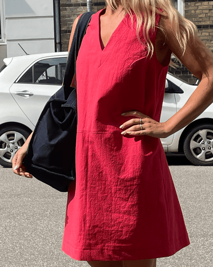 City Dress Womens Paper Pattern - Wardrobe by Me - Simplifi Fabric