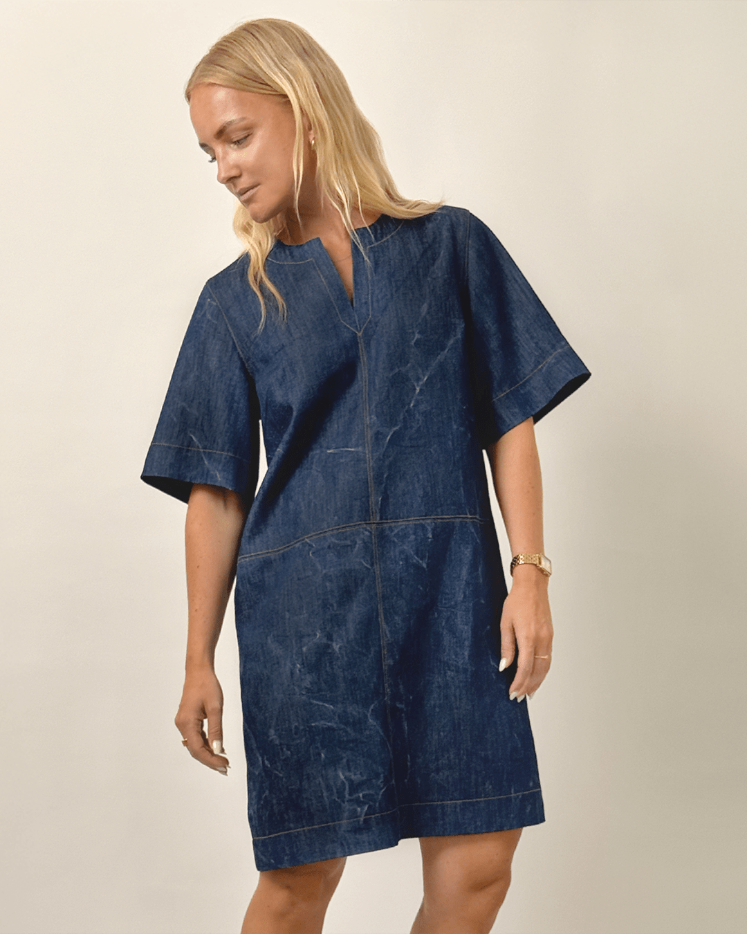 City Dress Womens Paper Pattern - Wardrobe by Me - Simplifi Fabric