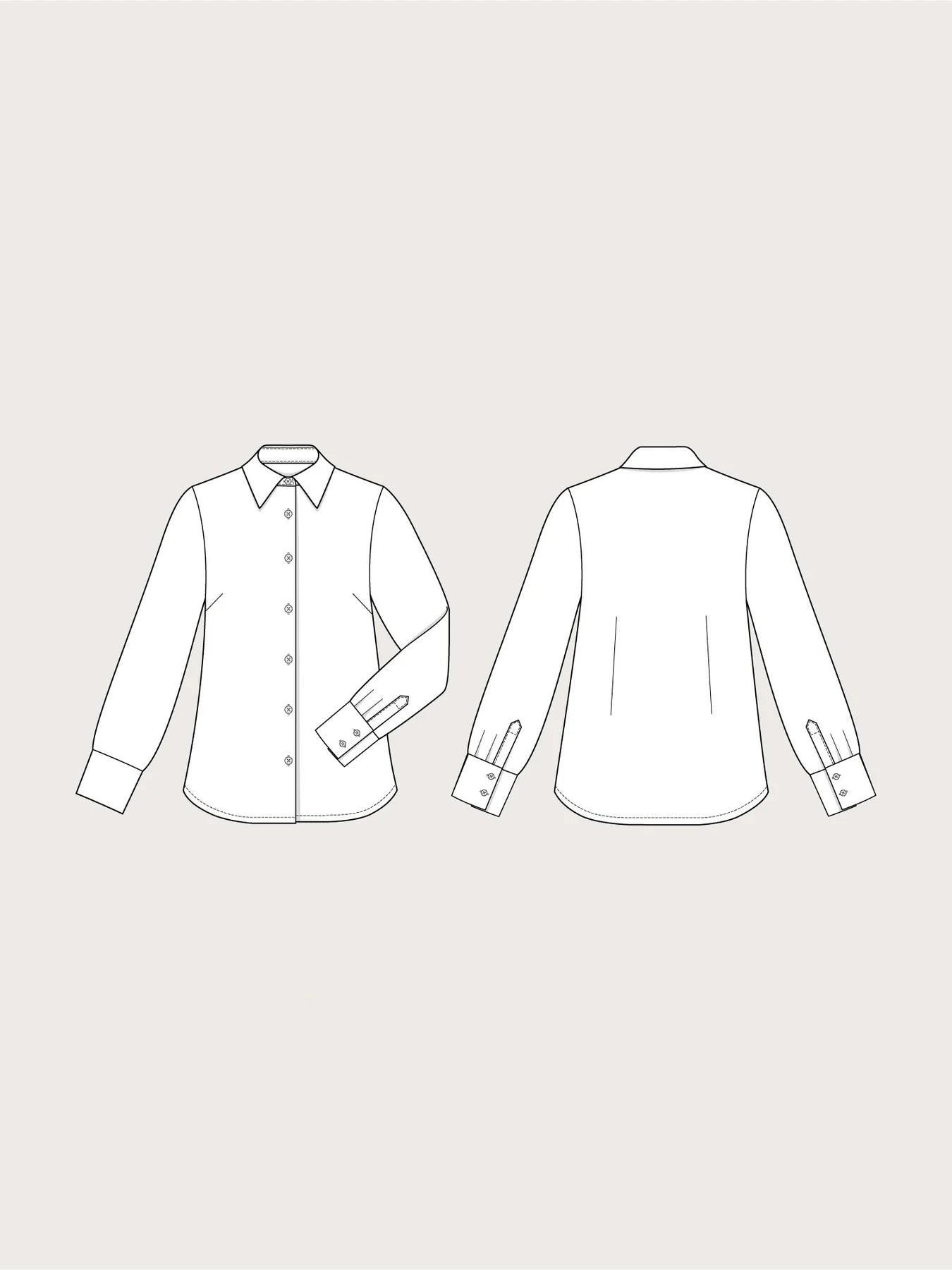 Classic Shirt Pattern - The Assembly Line - Simplifi Fabric