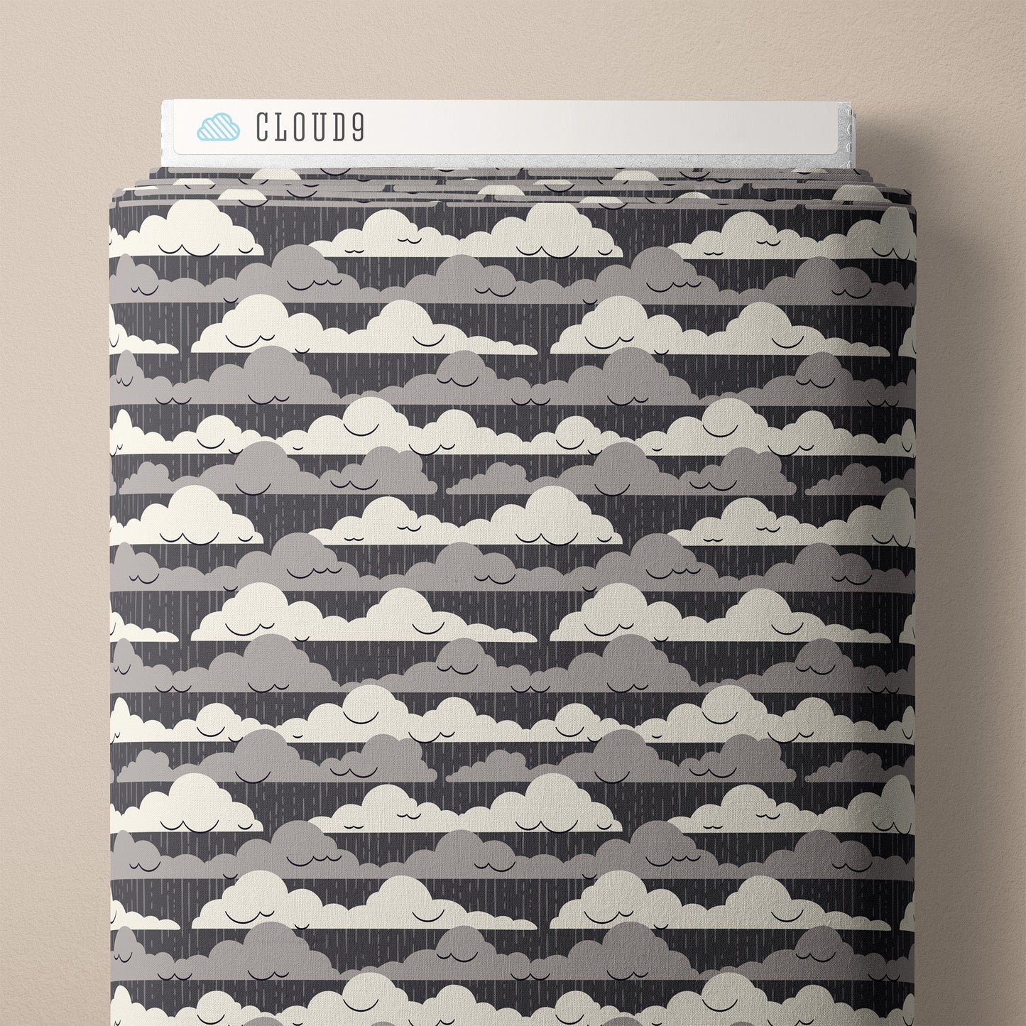 Cloudy Skies - Spring Showers - Ann Gardner - Cloud 9 Fabrics - Poplin - Simplifi Fabric