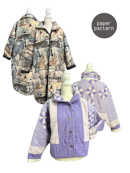 Coat - Paper Pattern - Hot Girl Quilting - Simplifi Fabric