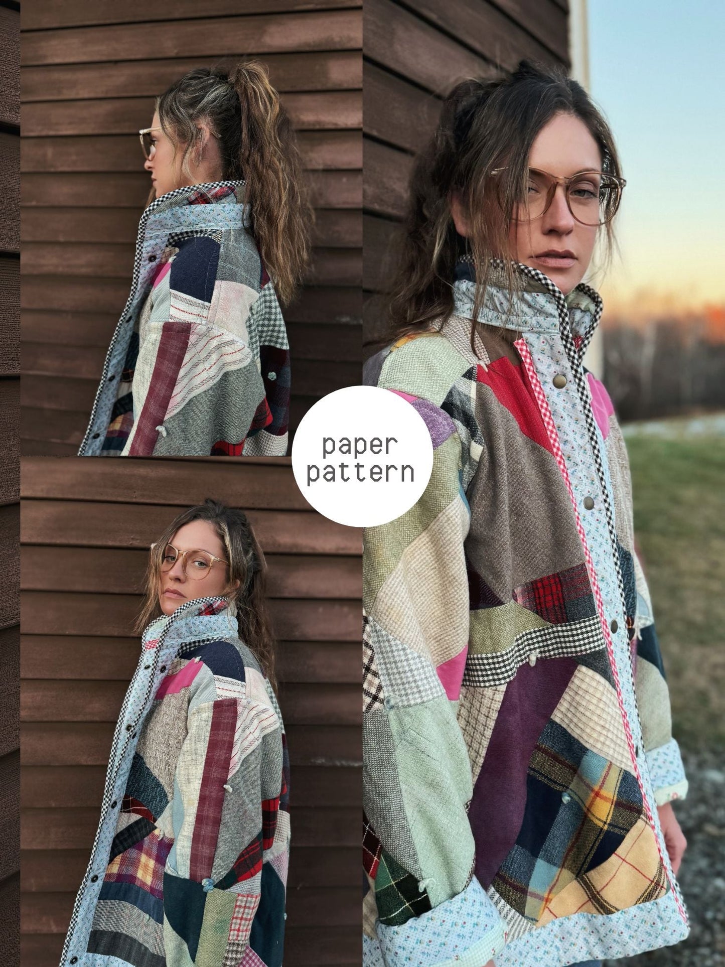 Coat - Paper Pattern - Hot Girl Quilting - Simplifi Fabric