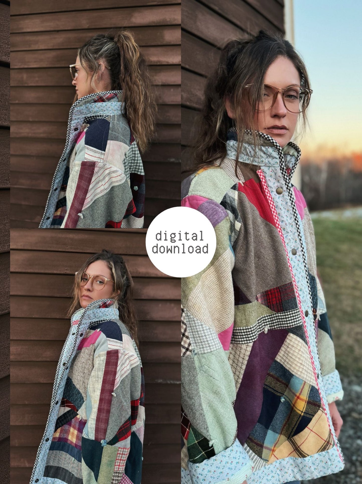Coat - PDF Pattern - Hot Girl Quilting - Simplifi Fabric