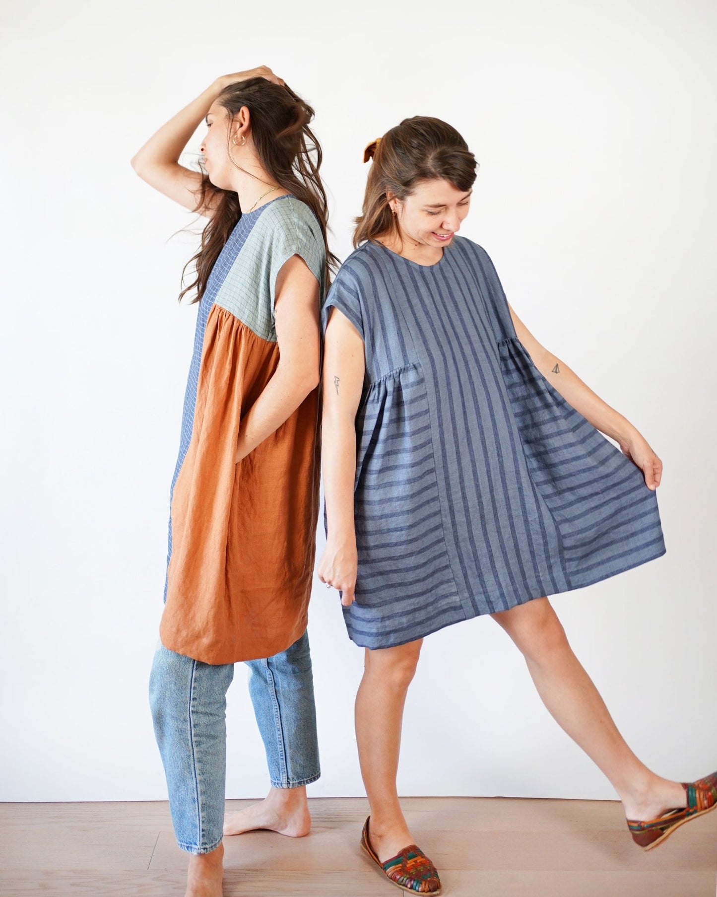 Collage Gather Dress PDF Pattern - Matchy Matchy Sewing Club - Simplifi Fabric