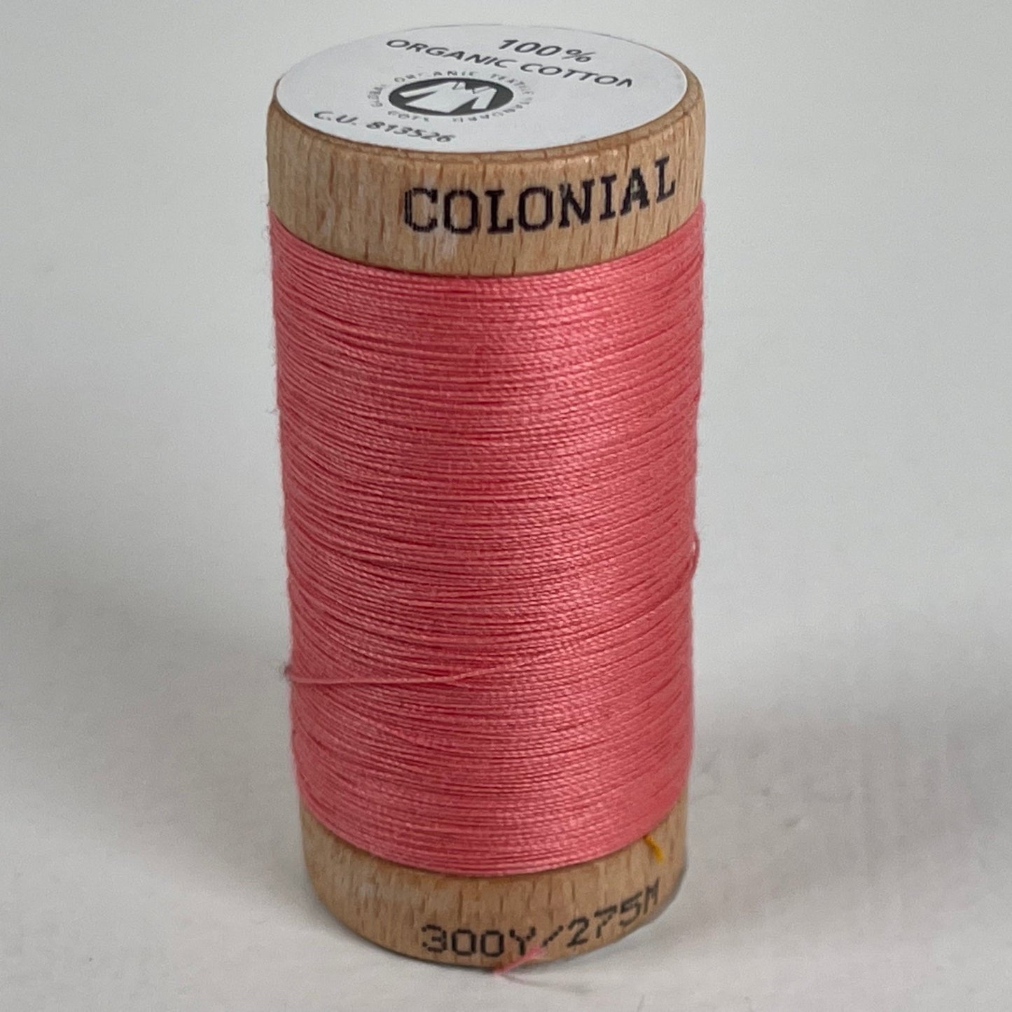 Colonial 100% Organic Cotton Thread - various colors - Simplifi Fabric