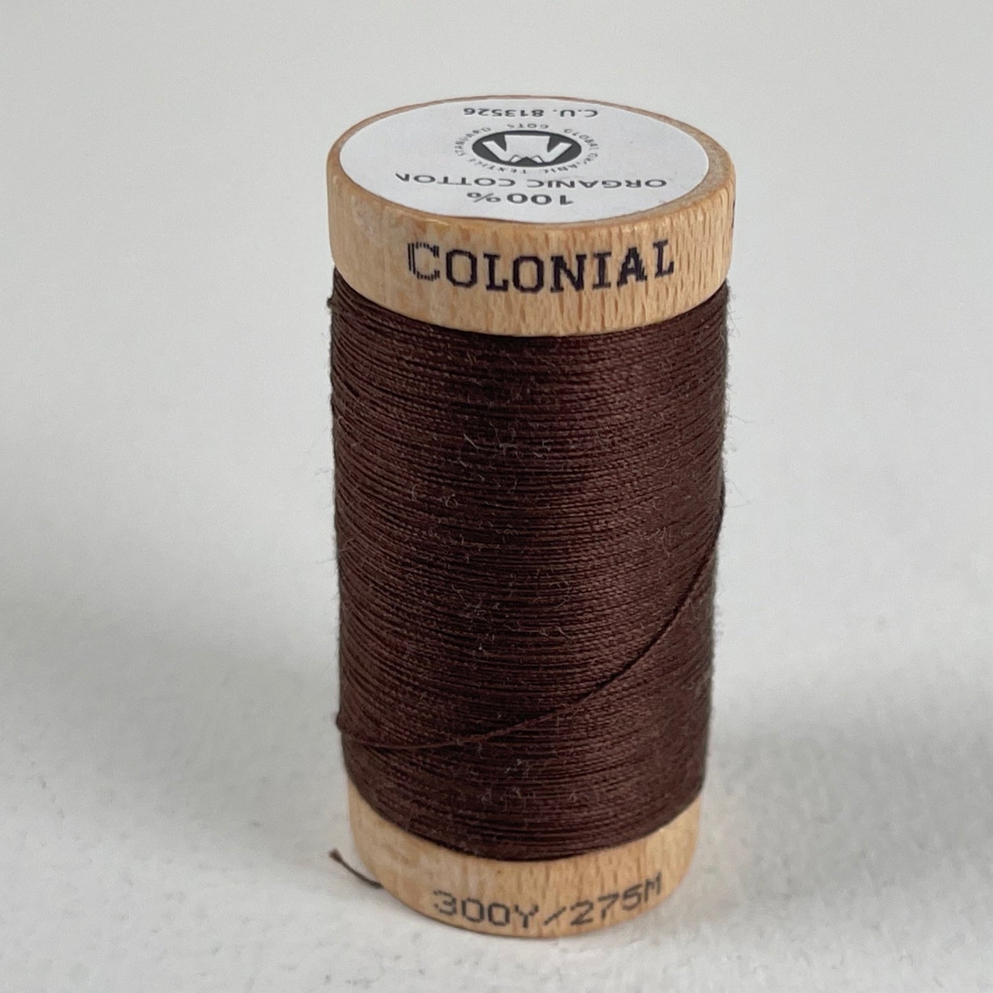 Colonial 100% Organic Cotton Thread - various colors - Simplifi Fabric