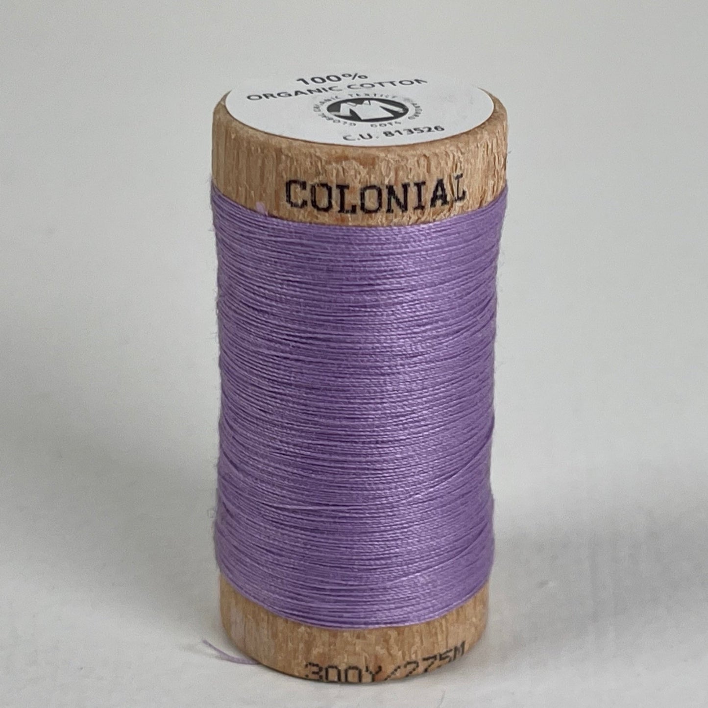 Colonial 100% Organic Cotton Thread - various colors - Simplifi Fabric