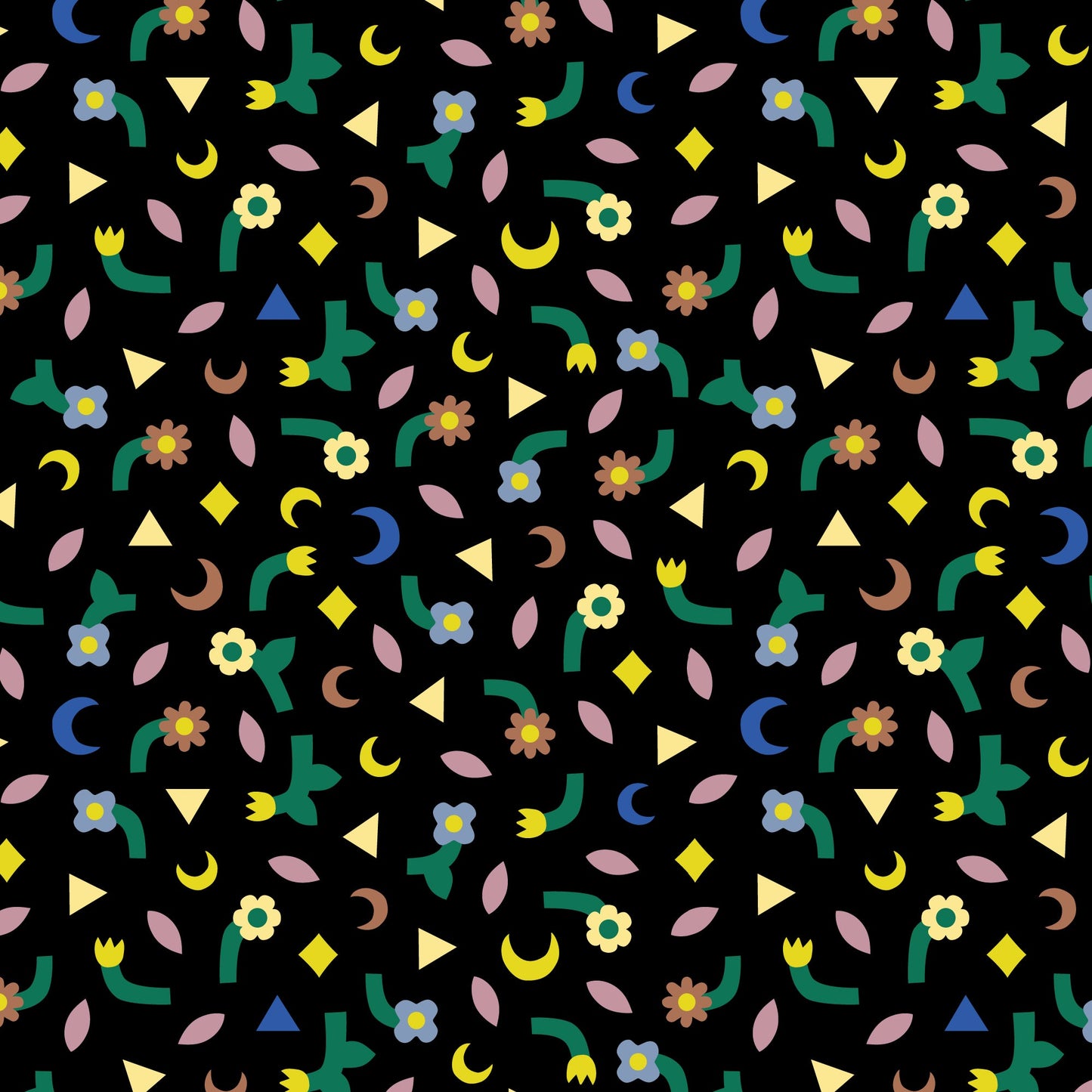 Confetti - Sun Seed Moon - Leah Duncan - Cloud 9 Fabrics - Batiste - Simplifi Fabric