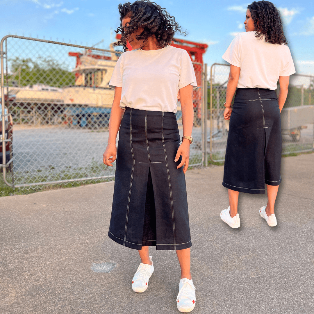 Cool Skirt PDF Pattern - Lydia Naomi - Simplifi Fabric