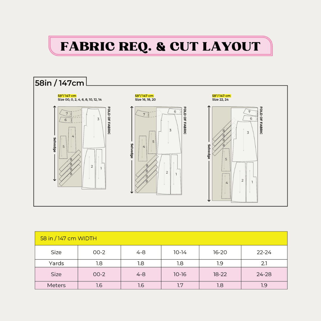 Cool Skirt PDF Pattern - Lydia Naomi - Simplifi Fabric