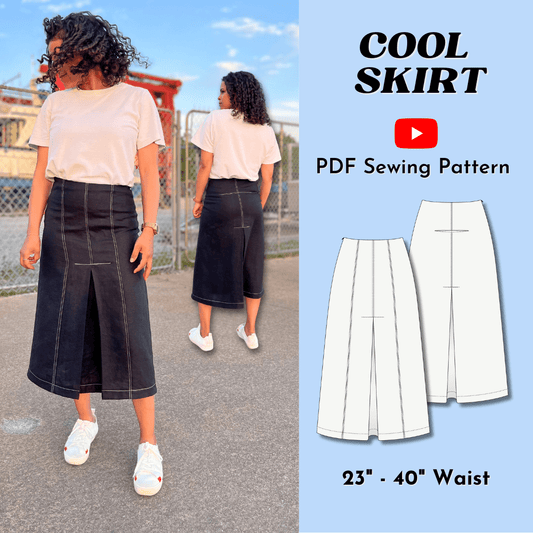 Cool Skirt PDF Pattern - Lydia Naomi - Simplifi Fabric