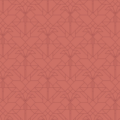 Coonley Tulip - Bright - FLW Tone On Tone - Frank Llyod Wright - Cloud 9 Fabrics - Poplin - Simplifi Fabric