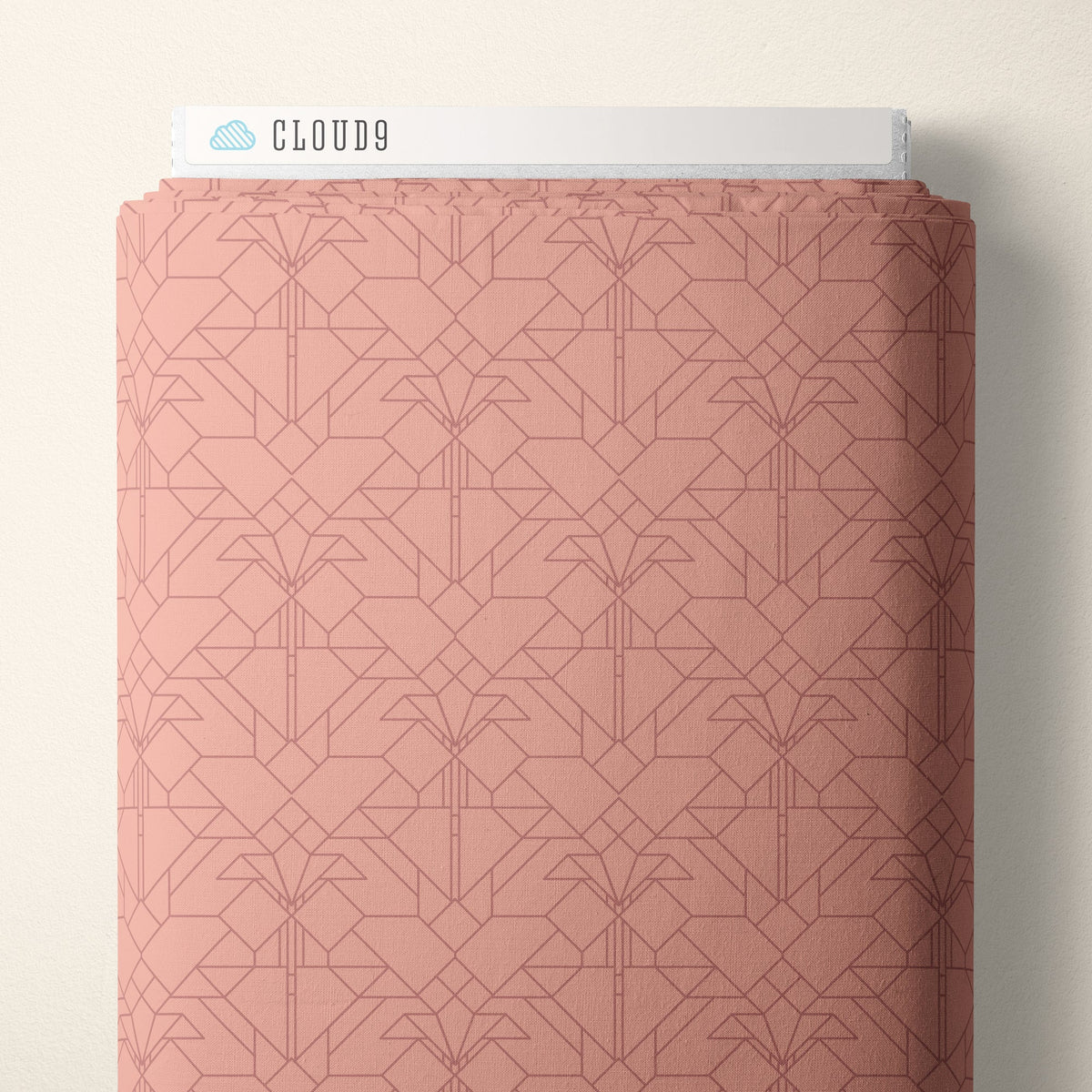 Coonley Tulip - Desert - FLW Tone On Tone - Frank Llyod Wright - Cloud 9 Fabrics - Poplin - Simplifi Fabric