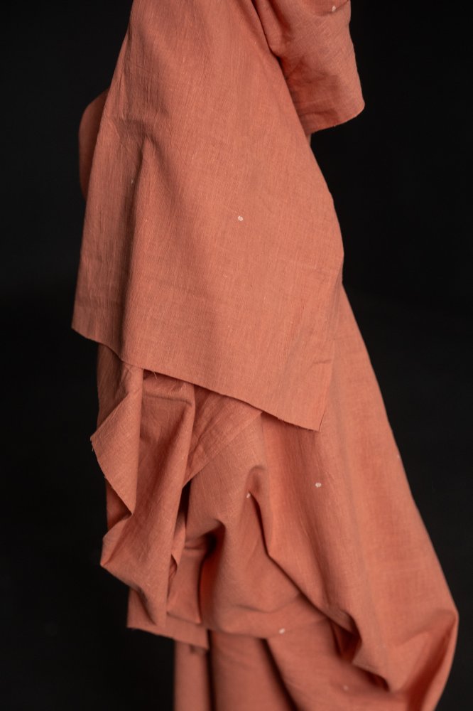 Coral Flower Extra Weft Handwoven Indian Organic Cotton - Merchant & Mills - Simplifi Fabric