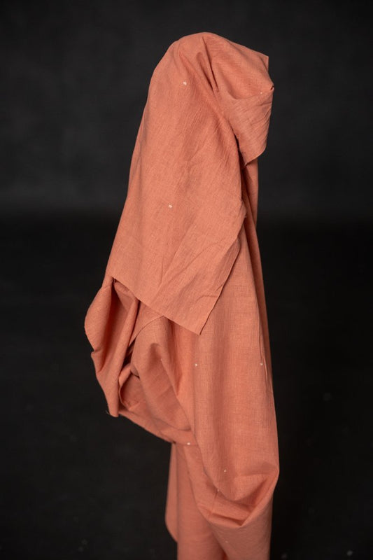 Coral Flower Extra Weft Handwoven Indian Organic Cotton - Merchant & Mills - Simplifi Fabric