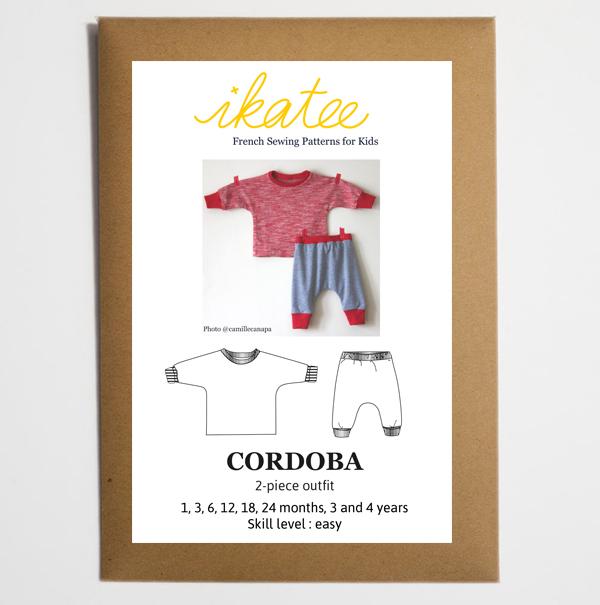 Cordoba Jogging or Pyjama Set Sewing Pattern - Baby Boy & Girl 1M/4Y - Ikatee - Simplifi Fabric