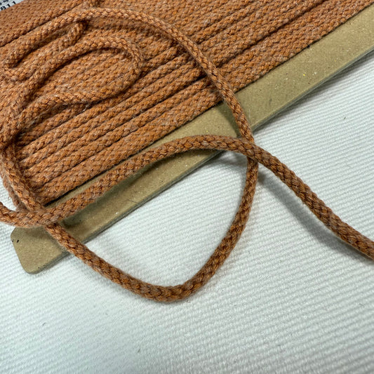 3mm Linen Blend Cord- Japanese Import - Orange (sold per meter)