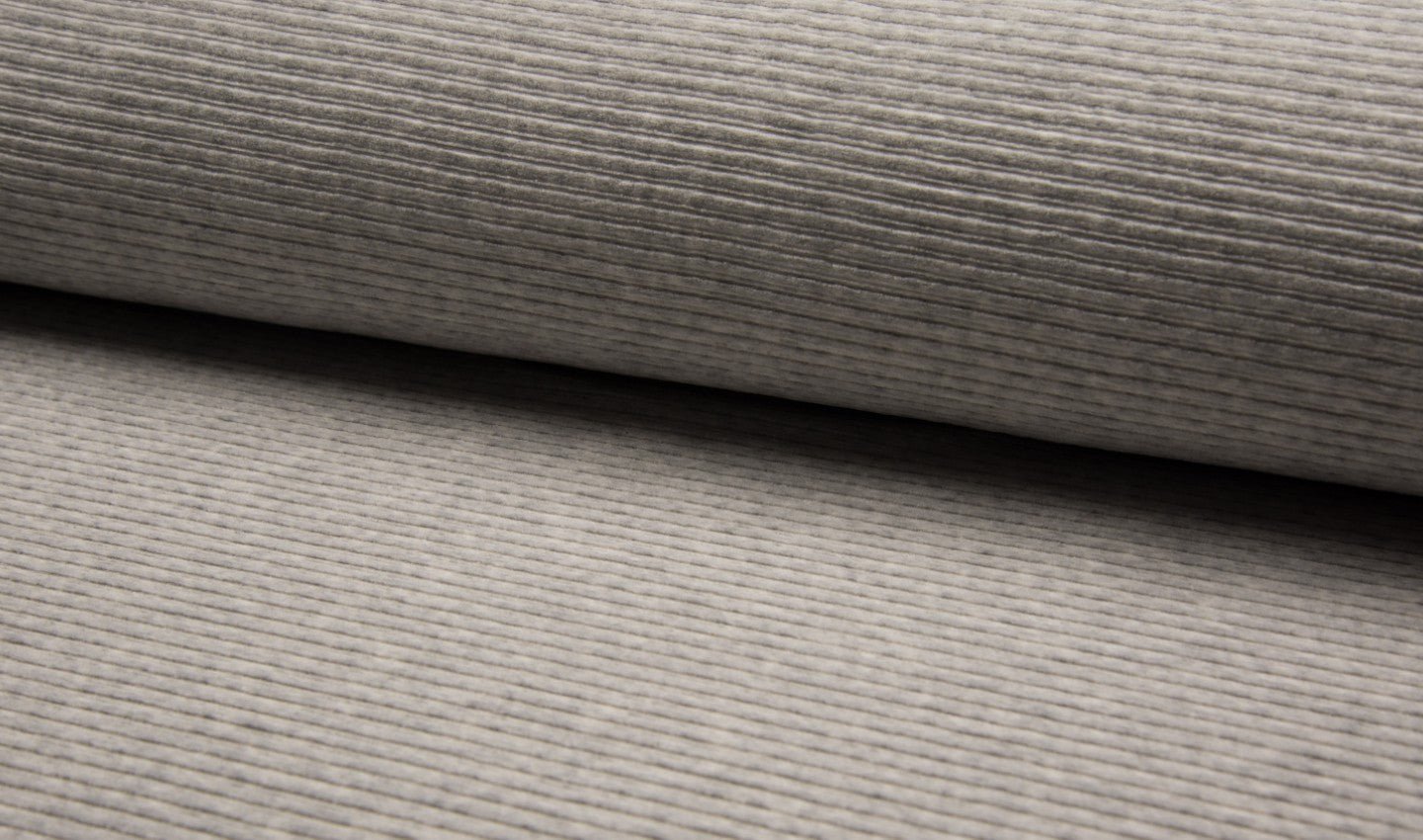 Corduroy Jersey - European Import - Light Grey Melange - Simplifi Fabric