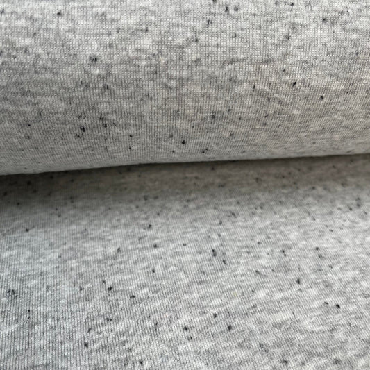 Cotton Jersey COLOURED MELANGE - European Import - Oeko - Tex® - Grey - Simplifi Fabric