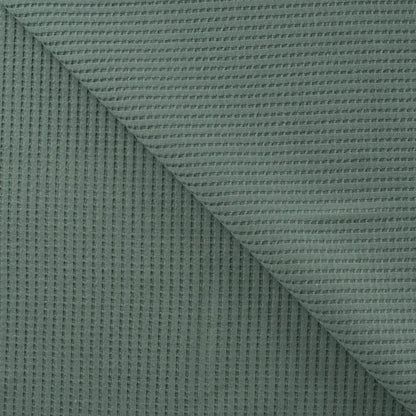 Cotton Waffle Tricot - European Import - Dusty Mint - Simplifi Fabric