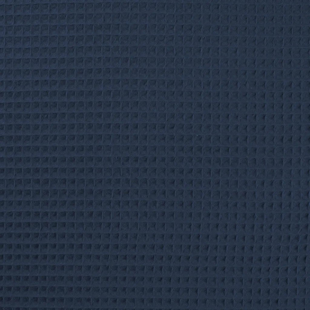 Cotton Waffle Weave - European Import - Dark Jeans - Simplifi Fabric