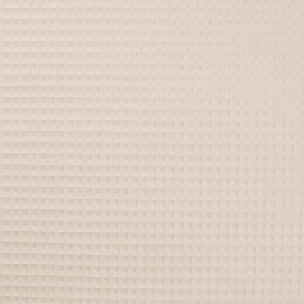 Cotton Waffle Weave - European Import - Ecru - Simplifi Fabric