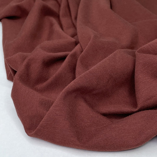 Cotton/TENCEL™ Modal Spandex Jersey - Chestnut - Simplifi Fabric