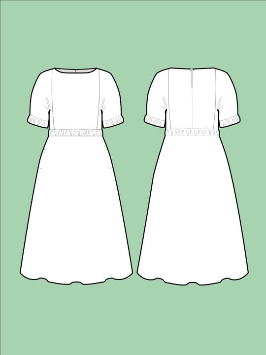 Cuff Dress Pattern - The Assembly Line - Simplifi Fabric