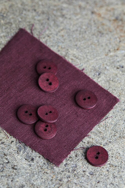 Curb Cotton Button - European Import - Oeko - Tex® - Mind The Maker - 11mm (Various Colors) - Simplifi Fabric