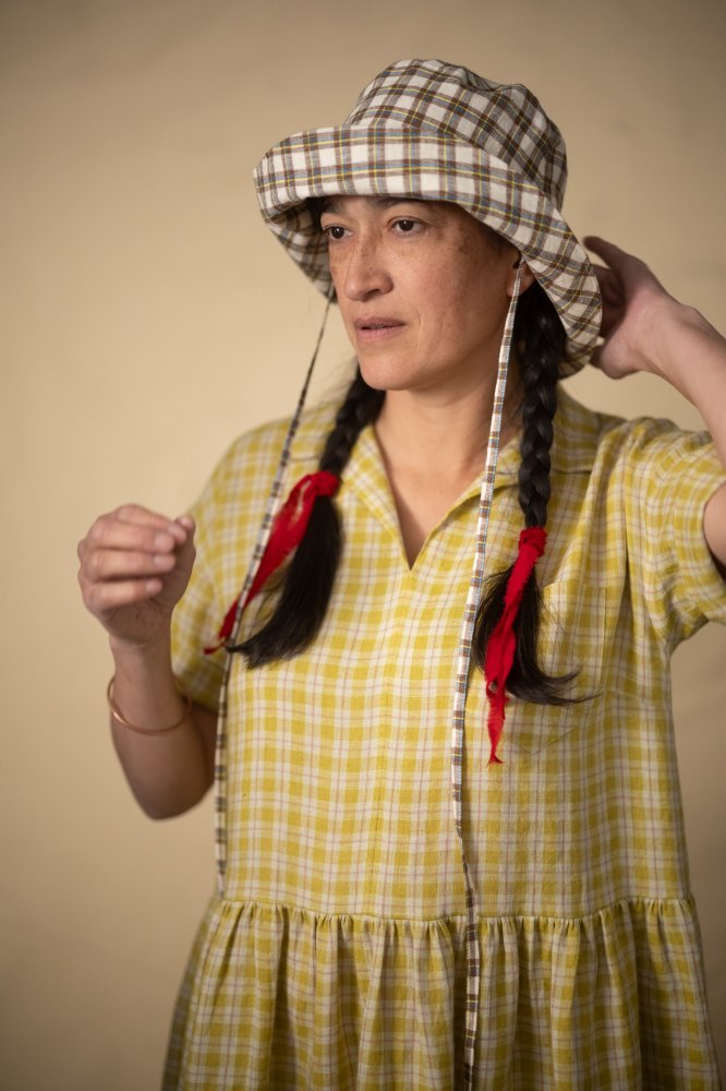 Daffodilly Check Laundered Linen - European Import - Merchant & Mills - Simplifi Fabric