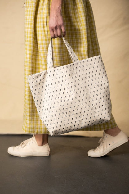 Daffodilly Check Laundered Linen - European Import - Merchant & Mills - Simplifi Fabric