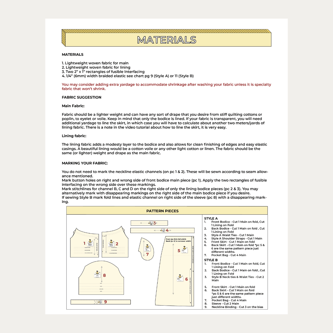 Daisy Frock PDF Pattern - Lydia Naomi - Simplifi Fabric