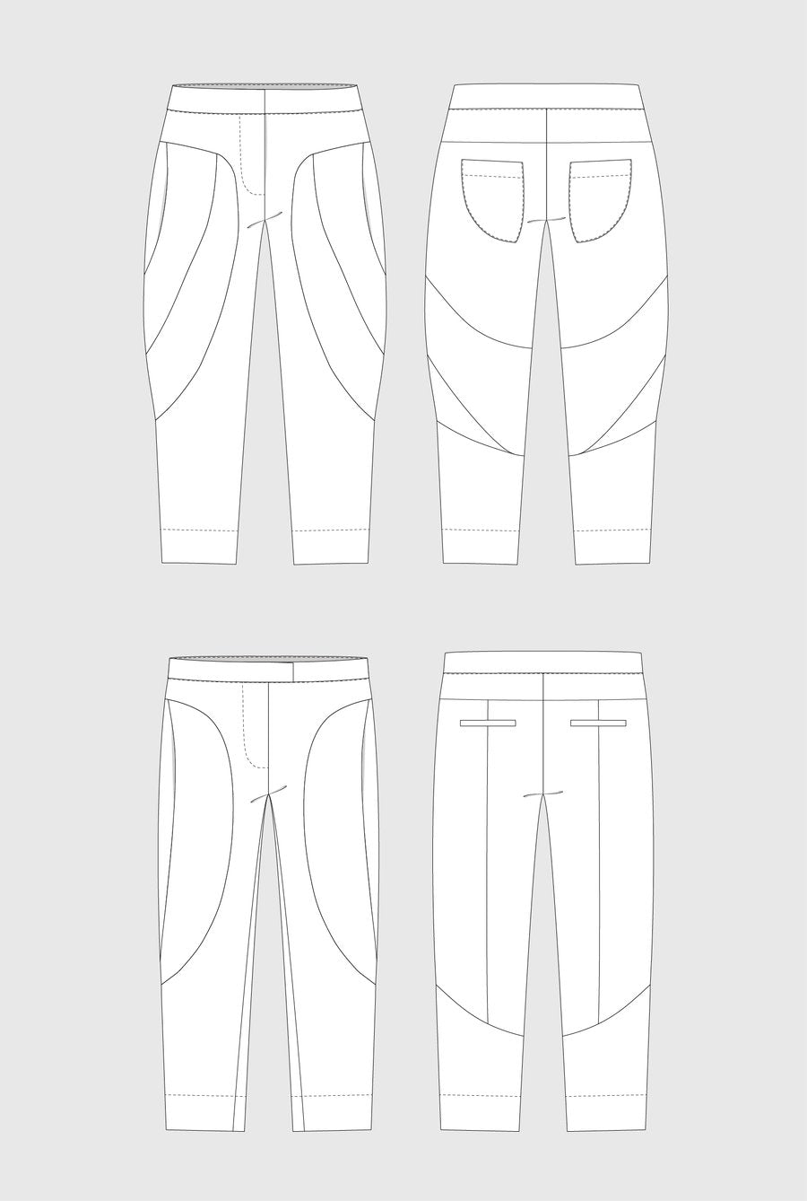 Darlow Pants Pattern - In The Folds - Simplifi Fabric