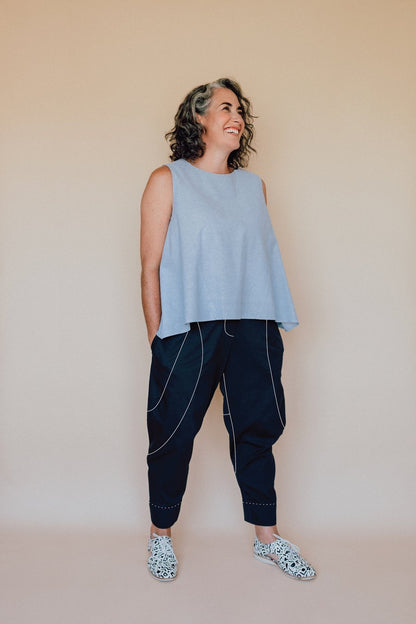 Darlow Pants Pattern - In The Folds - Simplifi Fabric