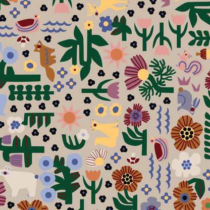 Daydreams - Fern Grove - Leah Duncan - Cloud 9 Fabrics - Poplin - Simplifi Fabric