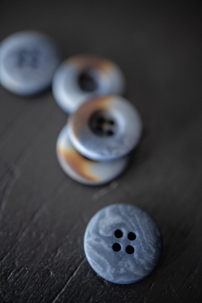 Denim Blue - Corozo Button - Merchant & Mills - 15mm, 18mm & 20mm - Simplifi Fabric