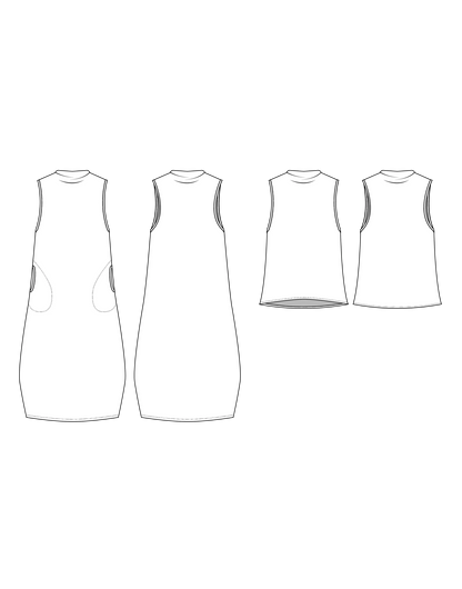 Dew Top & Dress Pattern - Friday Pattern Company - Simplifi Fabric