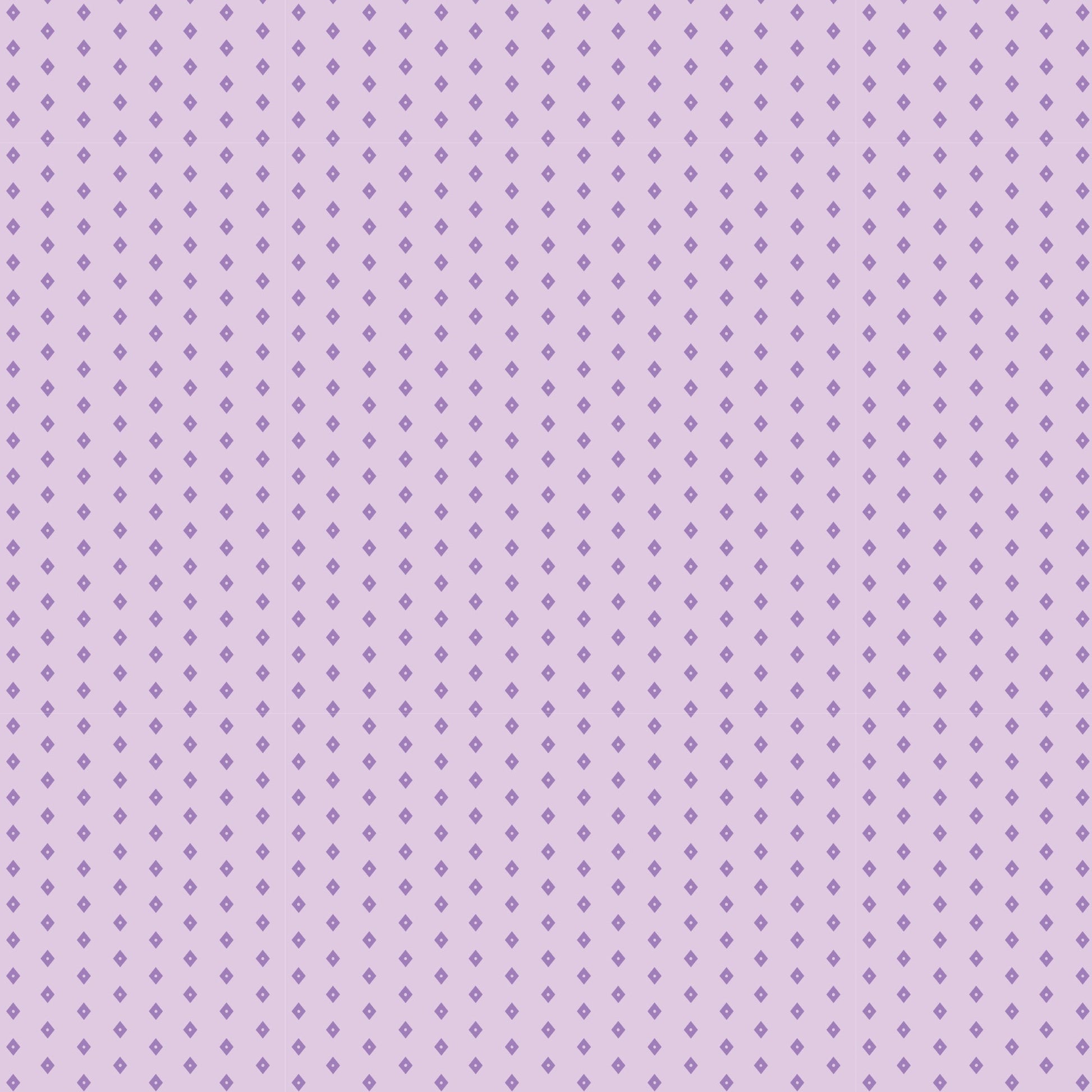 Diamond - Lilac - Retro Meadow - Sophie Rowe - Cloud 9 Fabrics - Poplin - Simplifi Fabric