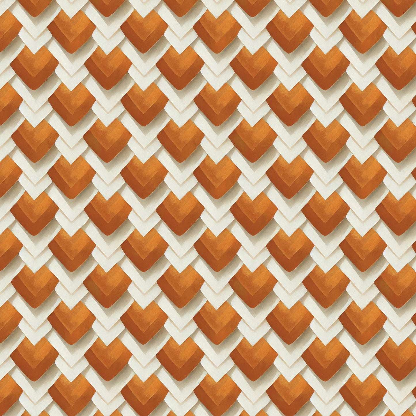 Diamonds - Orange - Bali Dreams - Penn Gray Designs - Cloud 9 Fabrics - Poplin - Simplifi Fabric