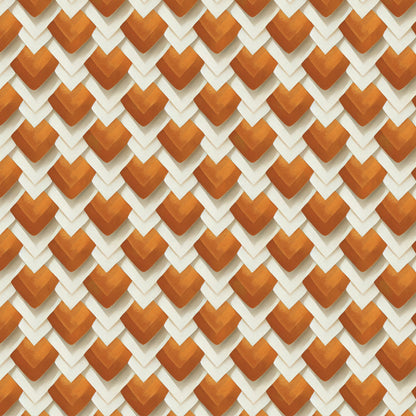 Diamonds - Orange - Bali Dreams - Penn Gray Designs - Cloud 9 Fabrics - Poplin - Simplifi Fabric