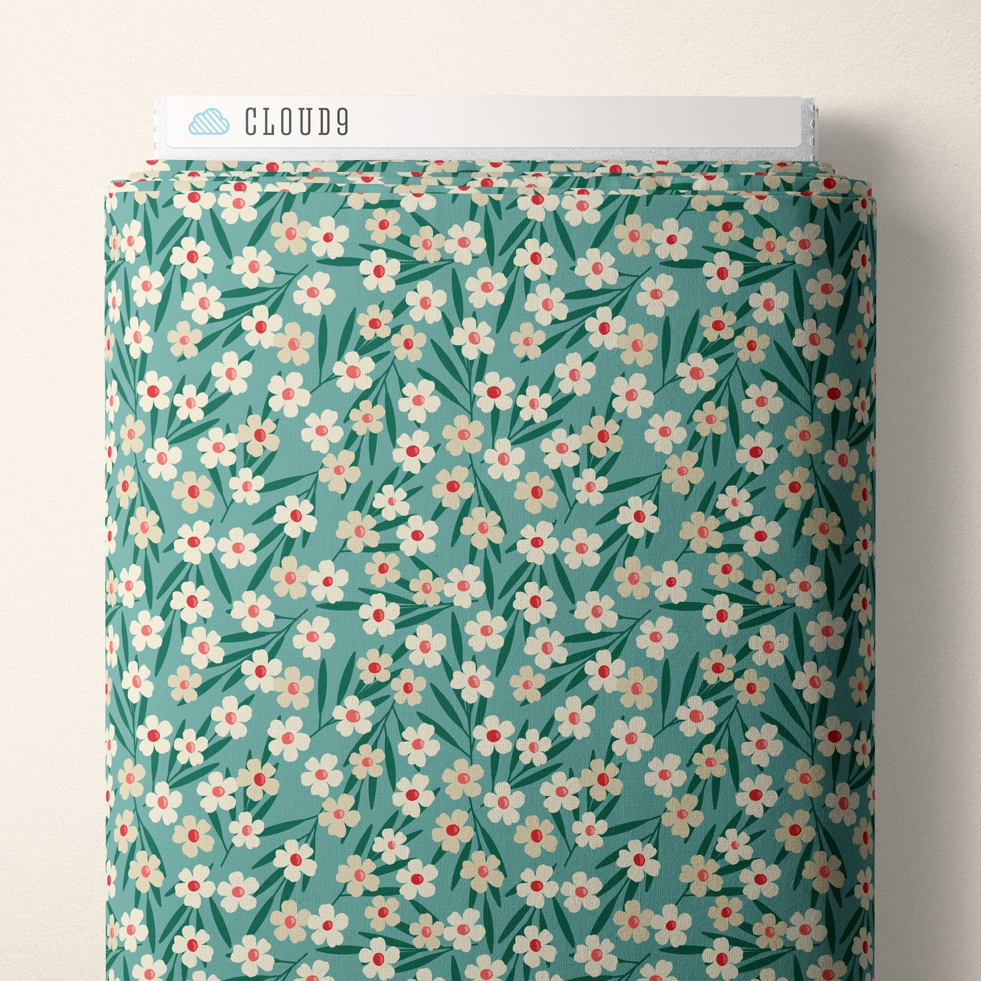 Ditsy Blossoms - Garden Walks - Ann Gardner - Cloud 9 Fabrics - Poplin - Simplifi Fabric