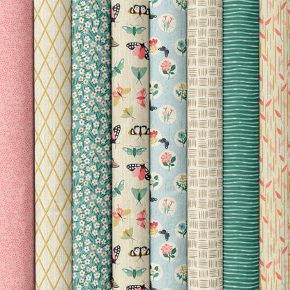 Ditsy Blossoms - Garden Walks - Ann Gardner - Cloud 9 Fabrics - Poplin - Simplifi Fabric