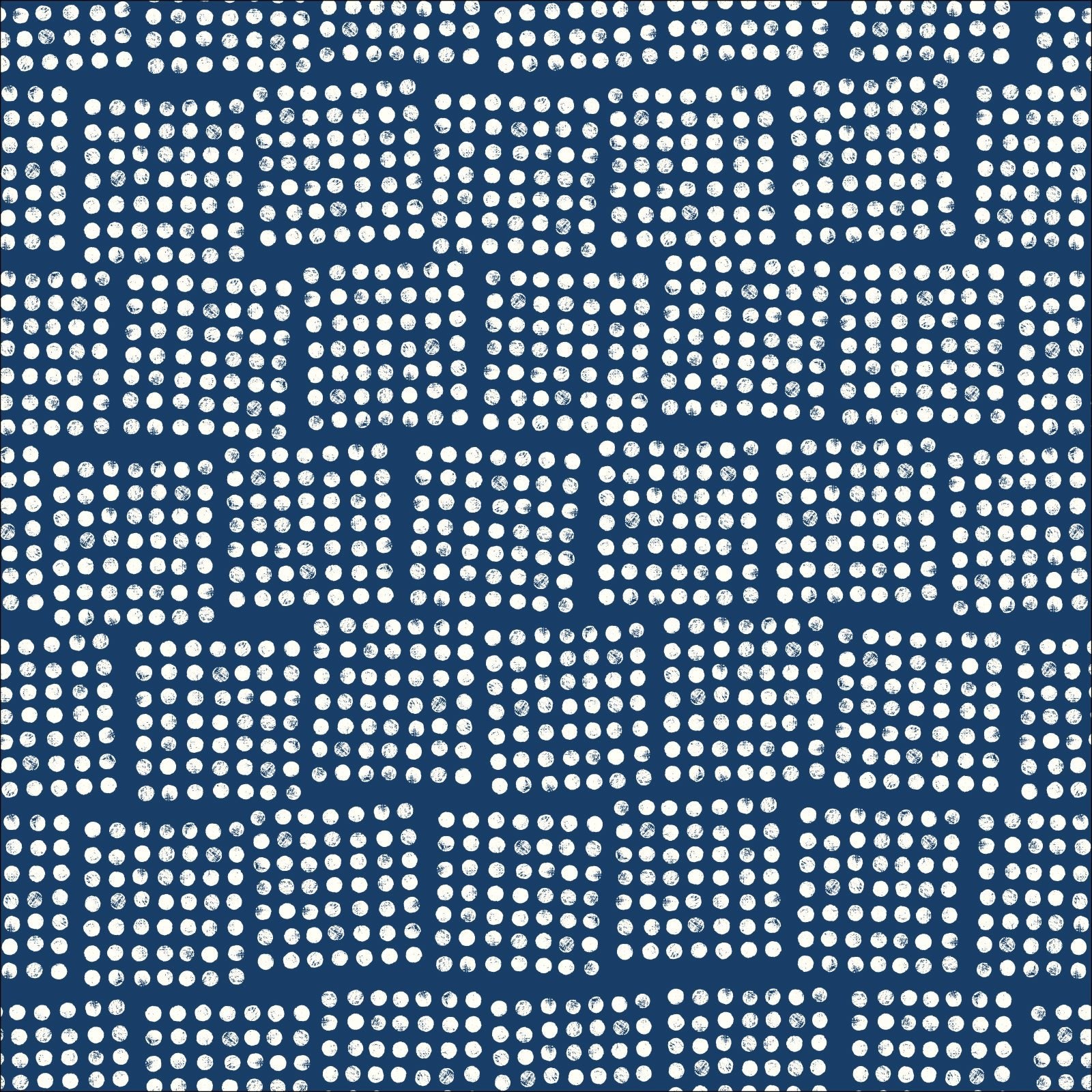 Domino - Blue - Imprint - Eloise Renouf - Cloud 9 Fabrics - Poplin - Simplifi Fabric