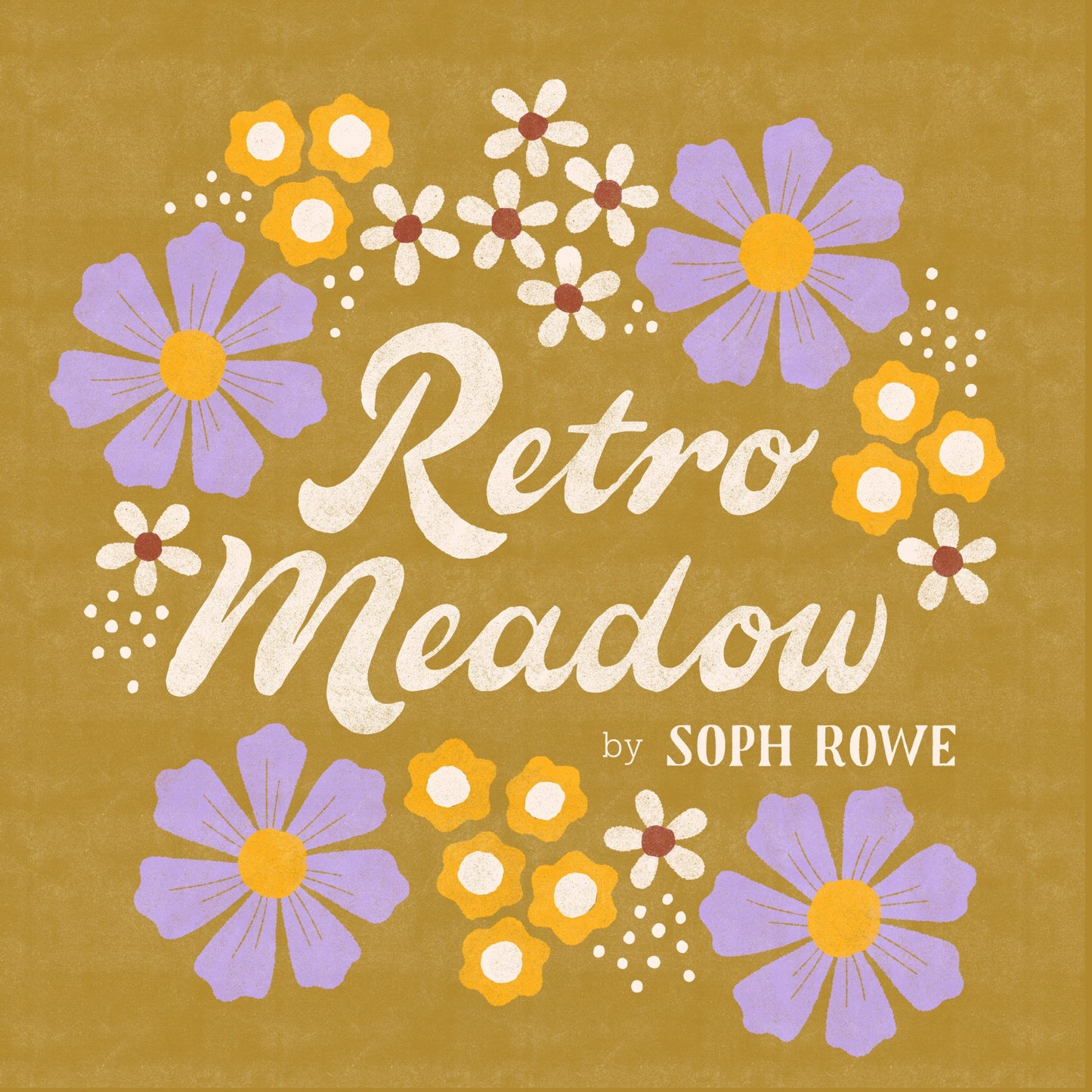 Dorris - Retro Meadow - Sophie Rowe - Cloud 9 Fabrics - Poplin - Simplifi Fabric