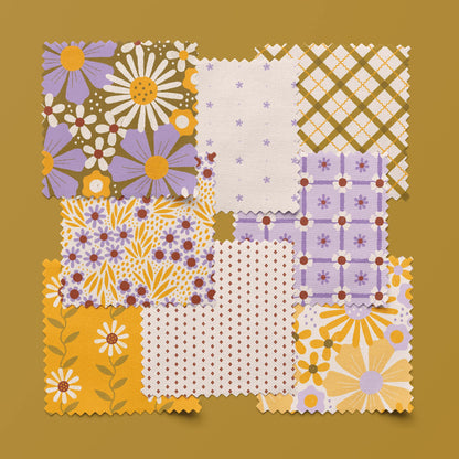 Dorris - Retro Meadow - Sophie Rowe - Cloud 9 Fabrics - Poplin - Simplifi Fabric